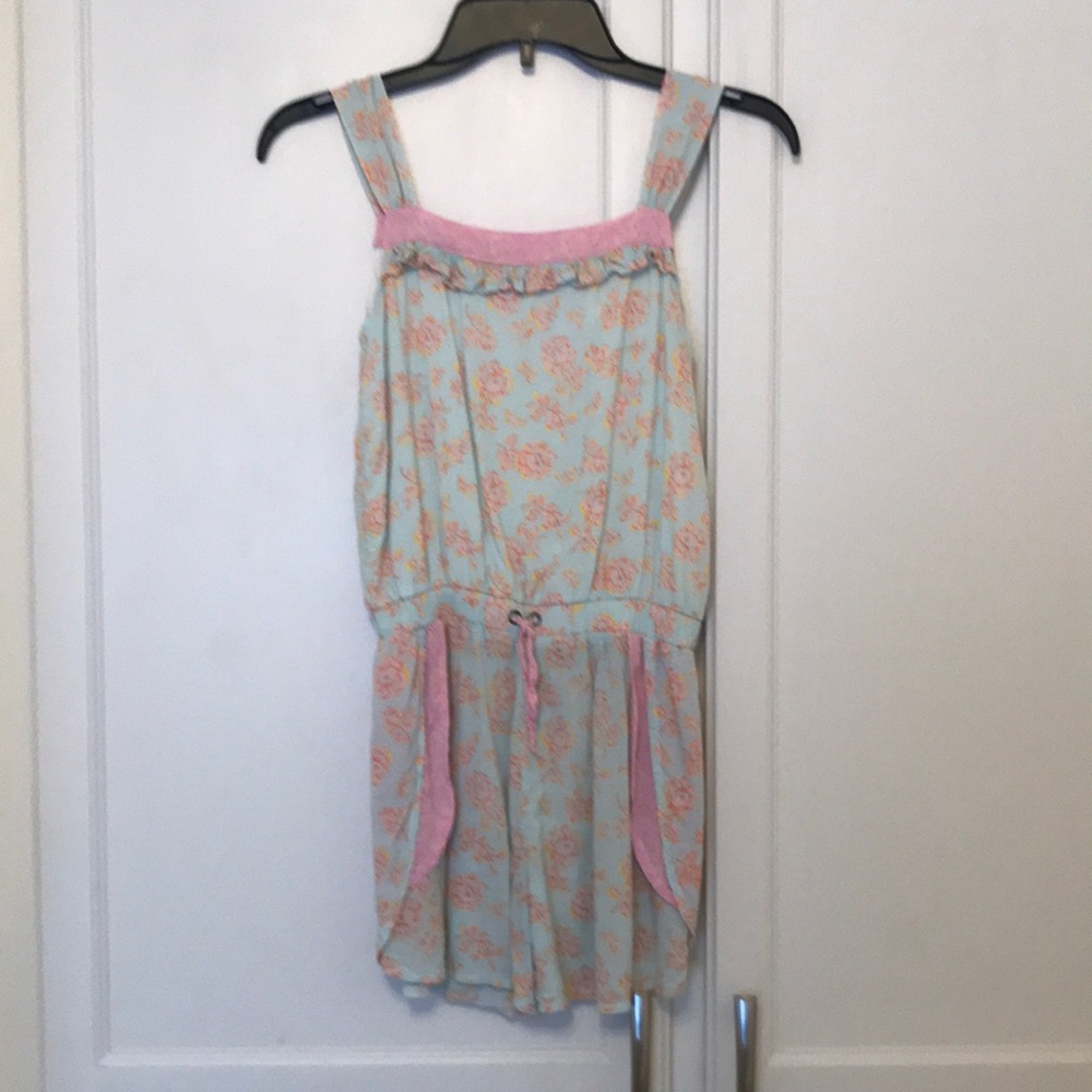 Matilda Jane 435 summer shortall romper girls size 10